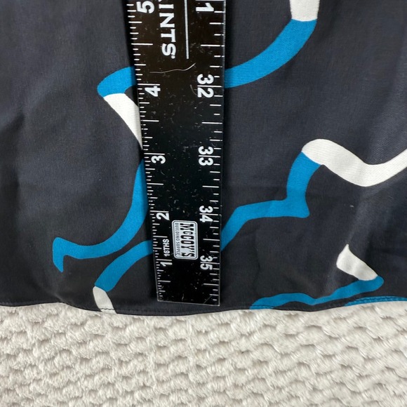 Diane von Furstenberg Lindi Dress‎ DVF Silk Blend Abstract Print  Size 2 - Picture 4 of 8